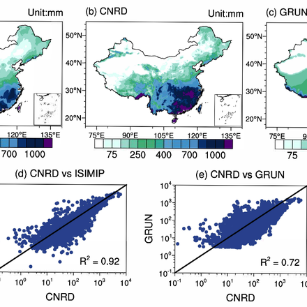 中国天然径流量格点数据集CNRD v1.0（1961-2018）在国家青藏高原科学数据中心发布