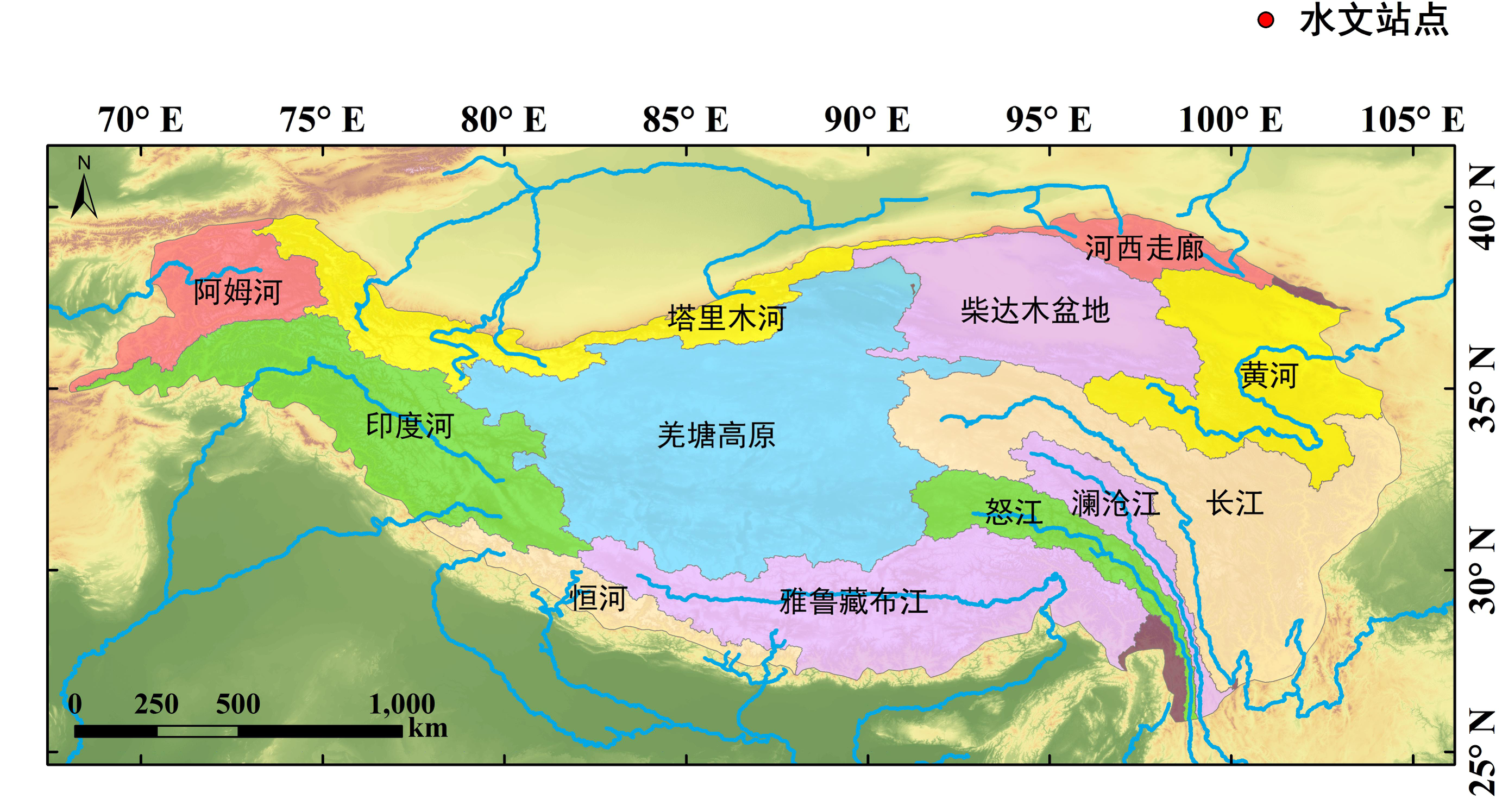 长江源和黄河源水资源时空分布数据集（1998-2017）